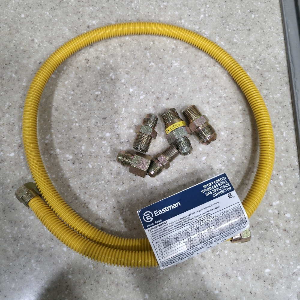 Eastman Epoxy Coated Gas Appliance Connector